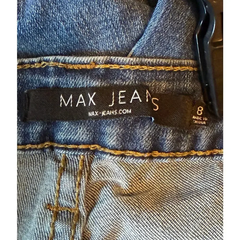Max Jeans Baby Boot Crop Jeans Size 8